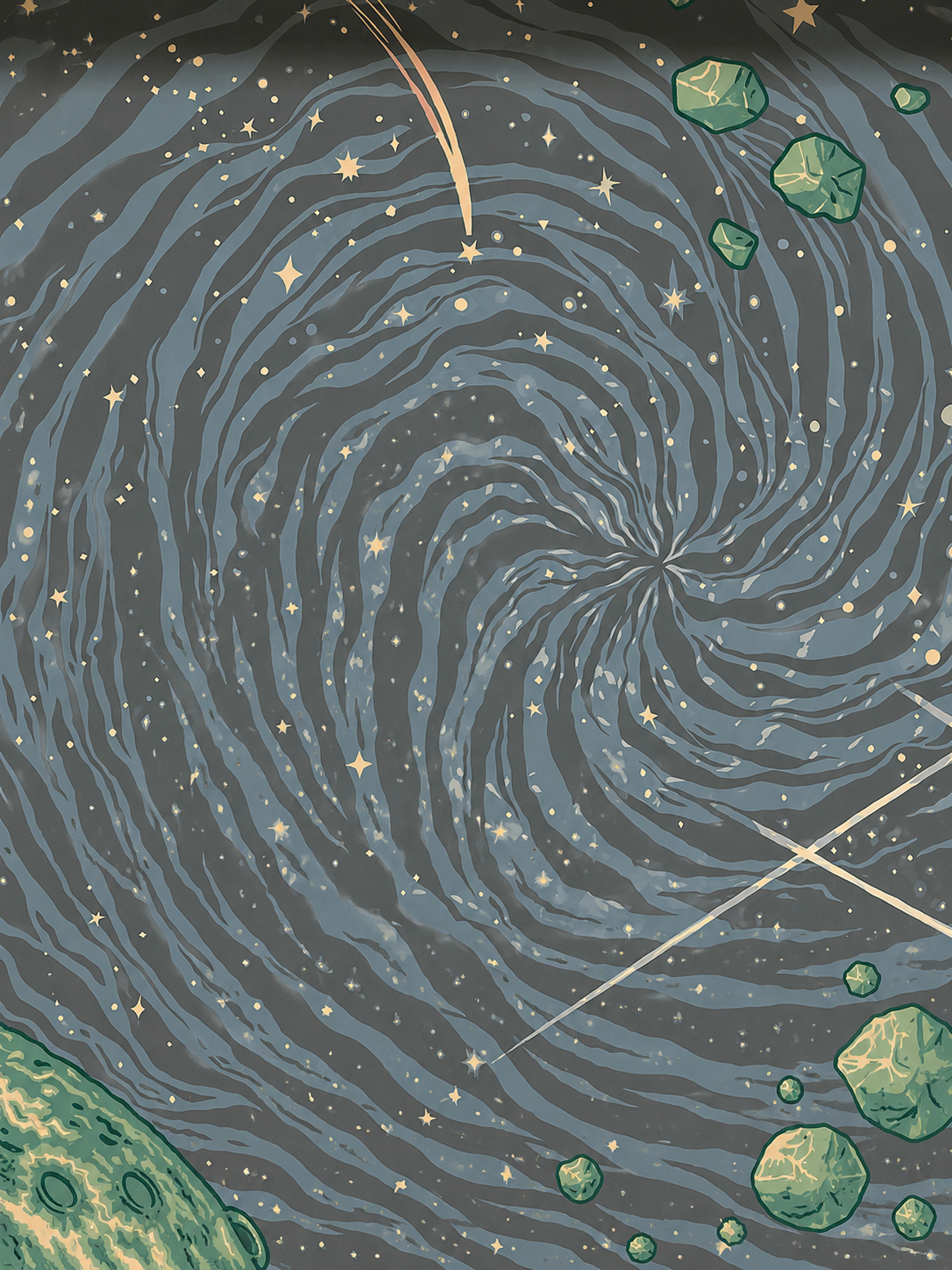 Space vortex scene